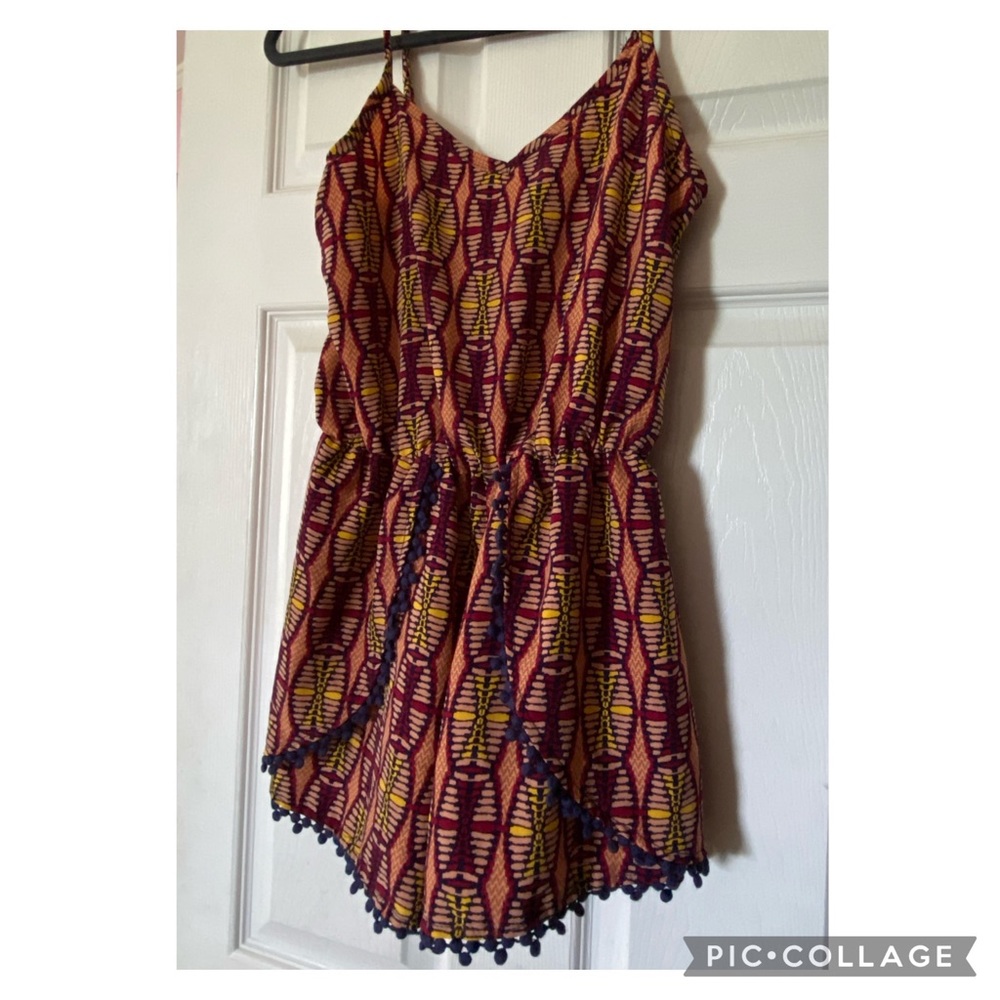 Aztec pattern romper